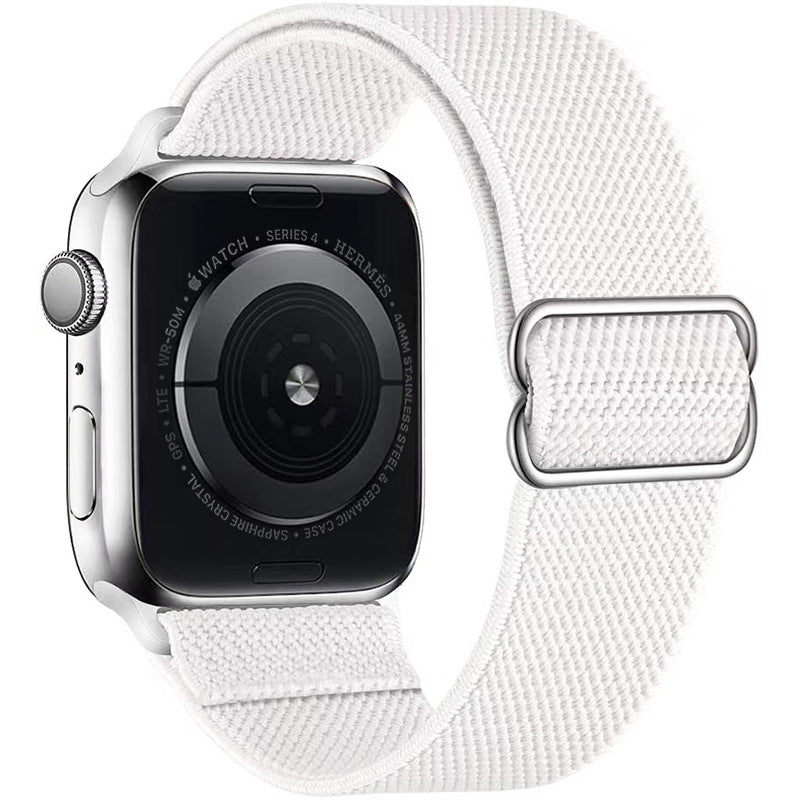 Watchify V2 klokkereim for Apple Watch. En nydelig, komfortabel og elastisk klokkereim med en spenne som ikke er ubehagelig mot huden. Passer Iwatch series 1/2/3/4/5/6/7. Hvit